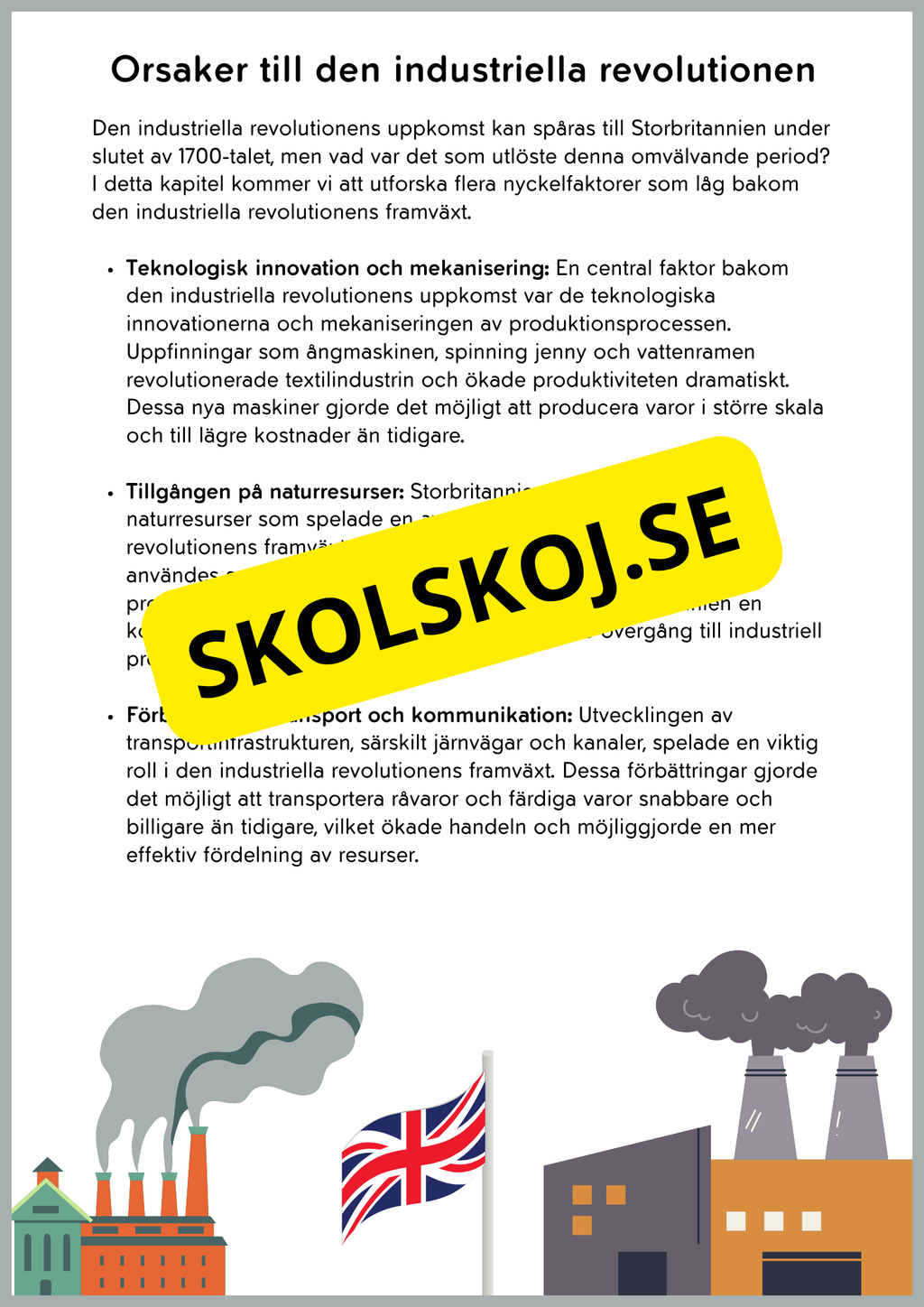 Den industriella revolutionen