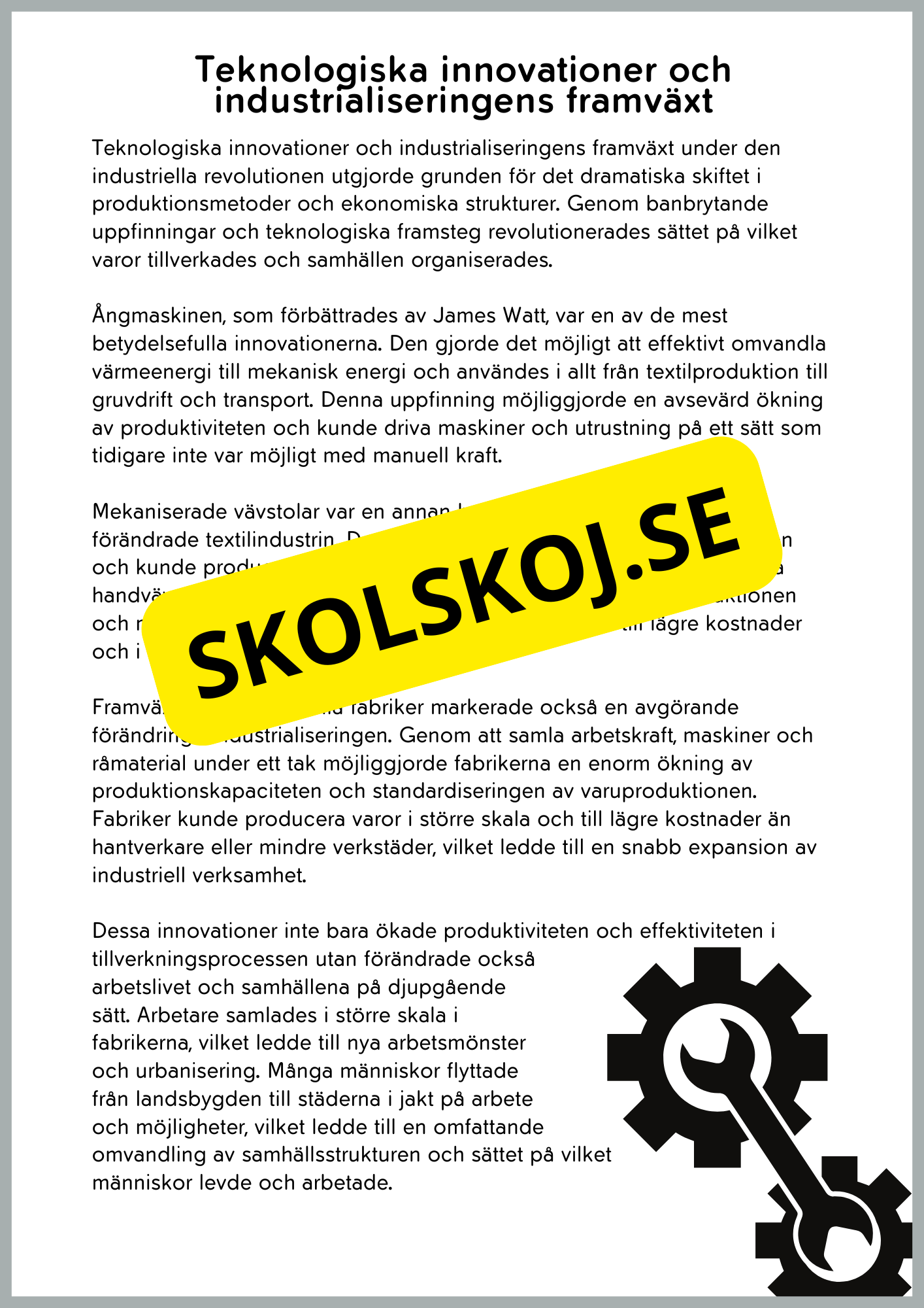 Den industriella revolutionen