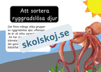 Den levande världen - Ryggradsdjur och ryggradslösa