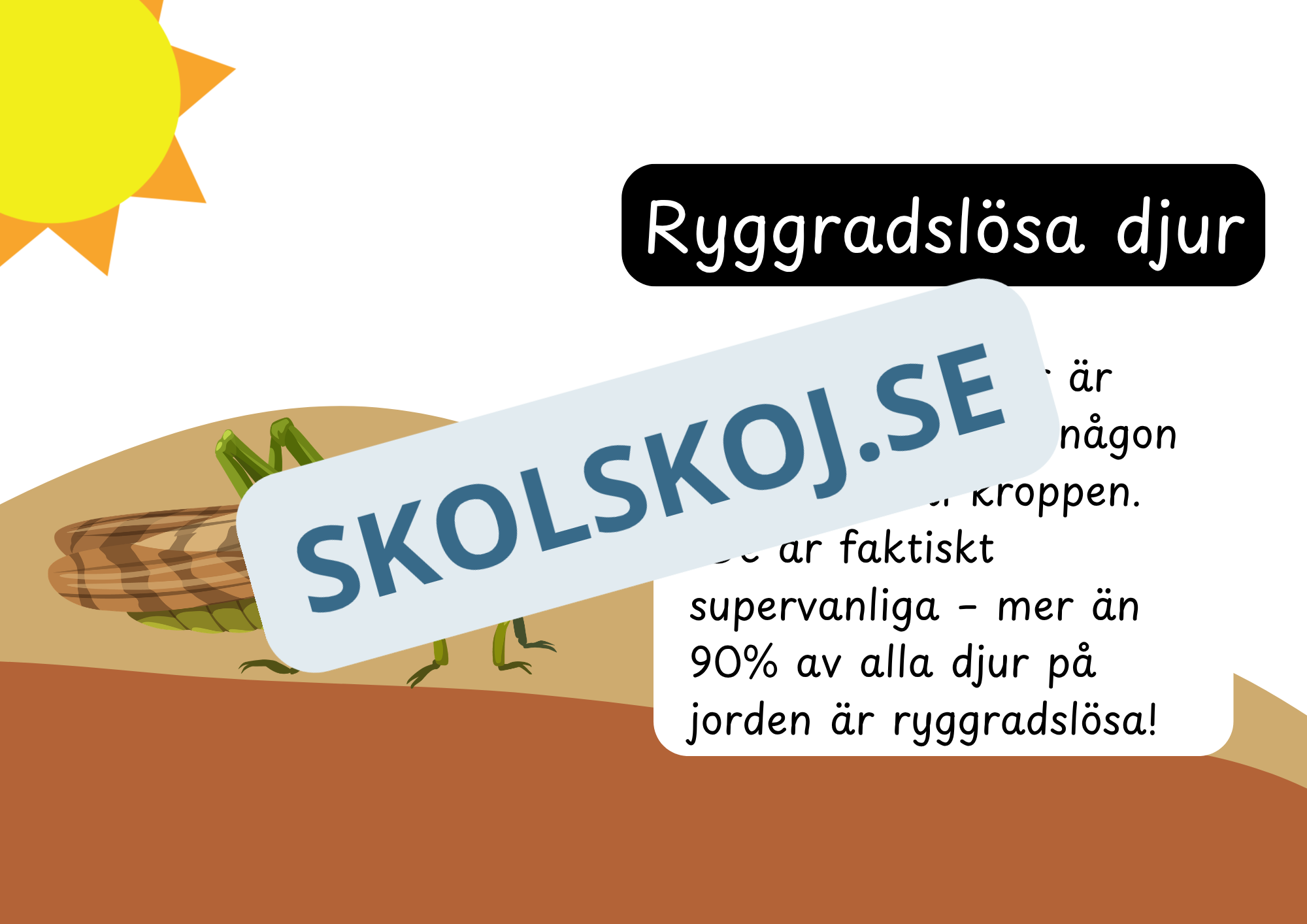 Den levande världen - Ryggradsdjur och ryggradslösa