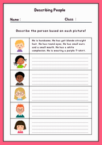 Describing people and animals
