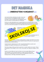 Det magiska undervattenskungariket - Läsförståelse och lite till
