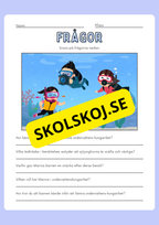 Det magiska undervattenskungariket - Läsförståelse och lite till