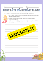 Det magiska undervattenskungariket - Läsförståelse och lite till