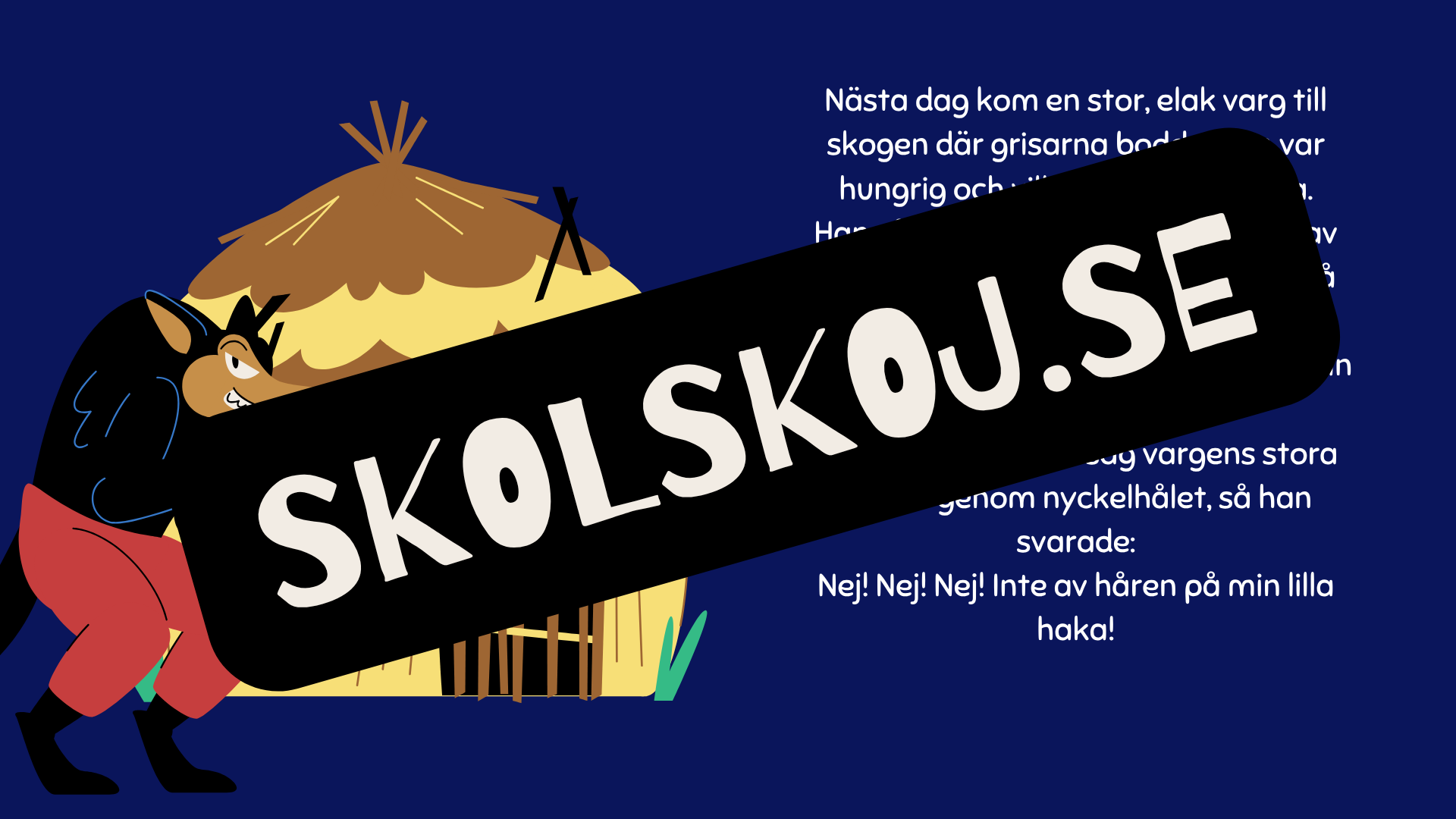 De tre små grisarna