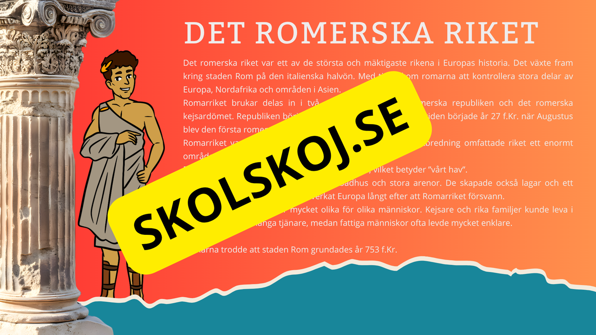 Det romerska riket - Presentation - Frågor