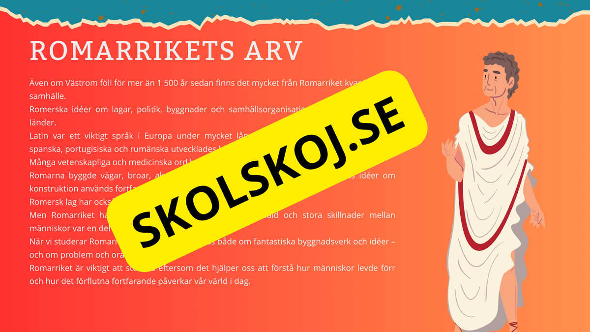 Det romerska riket - Presentation - Frågor