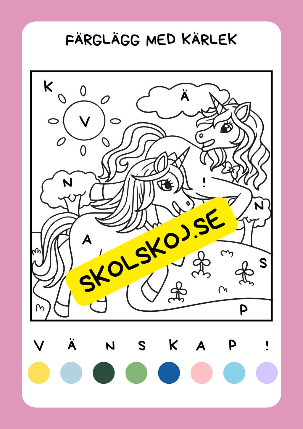 Det snälla häftet! - Extra uppgifter