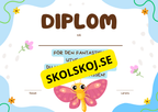 Diplom - Förskola - Årskurs 6