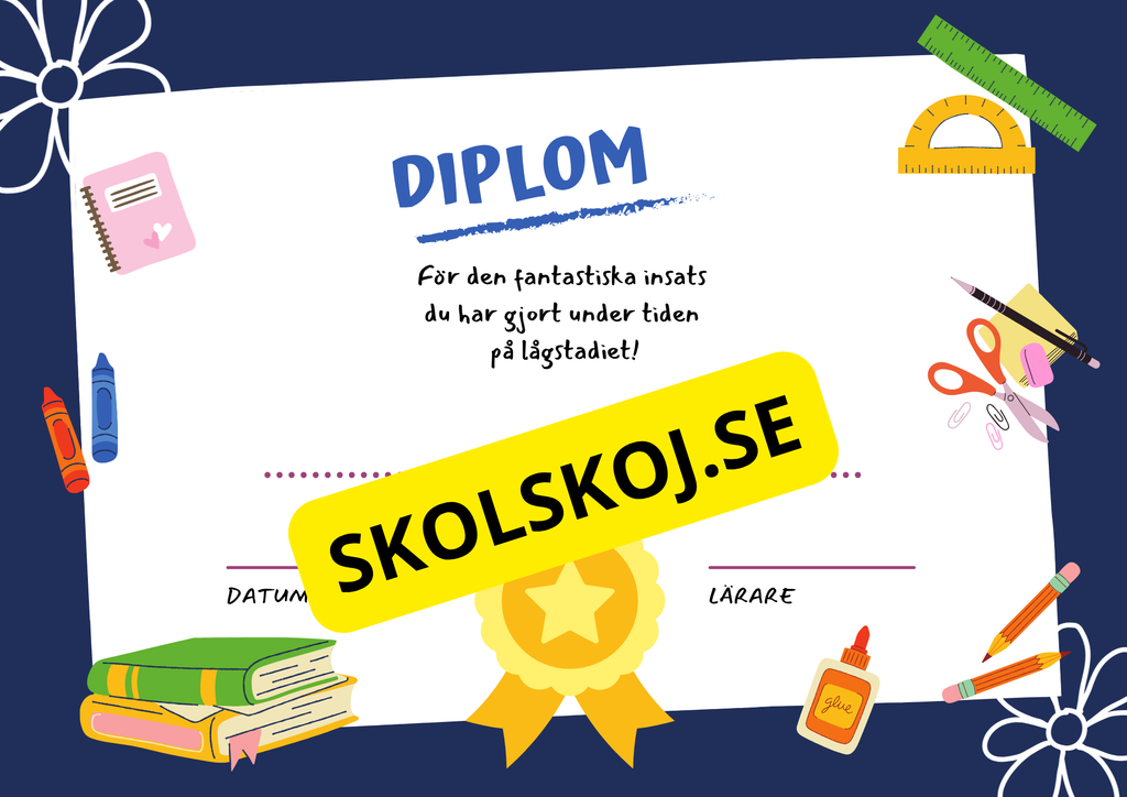 Diplom - Förskola - Årskurs 6