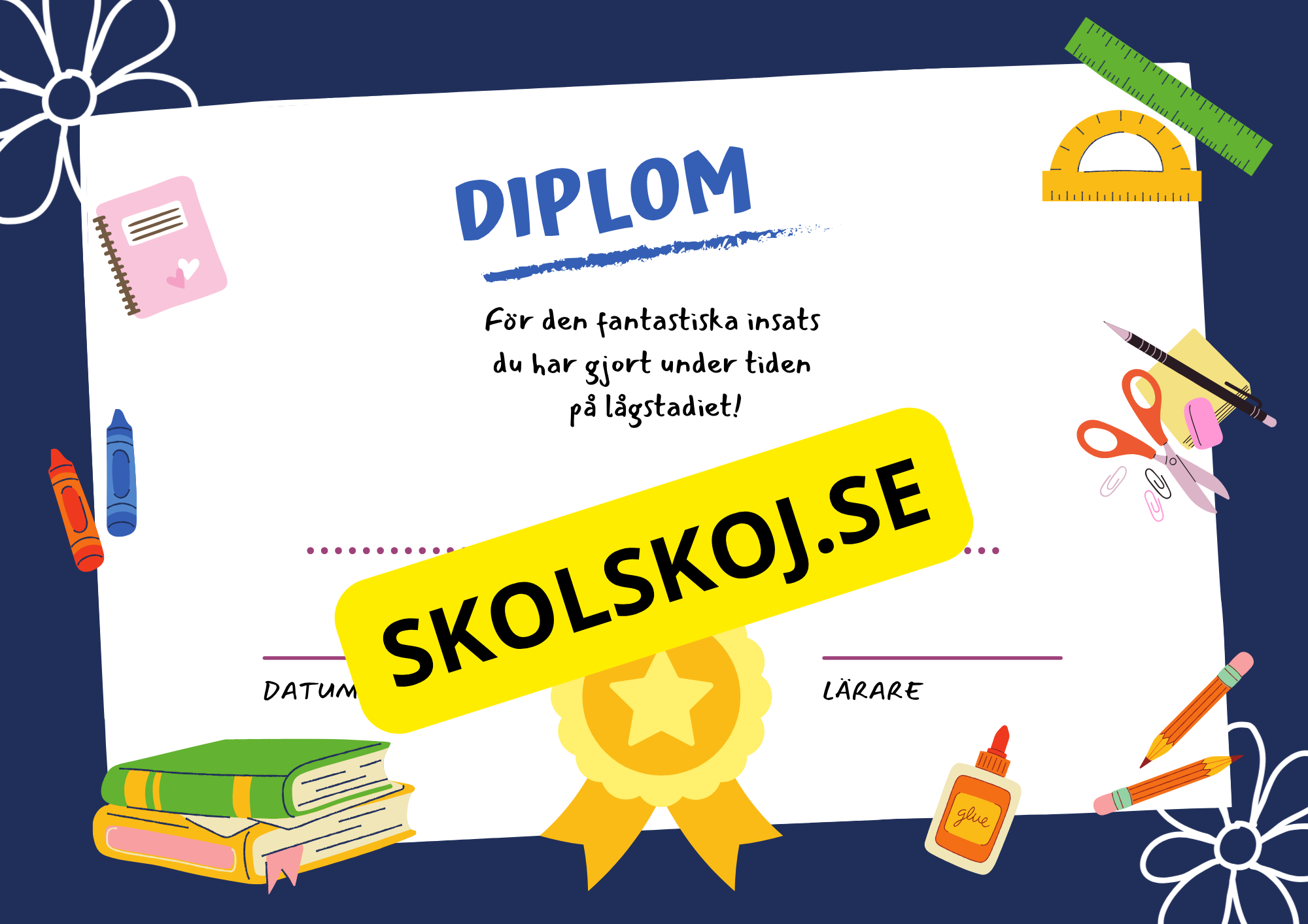 Diplom - Förskola - Årskurs 6