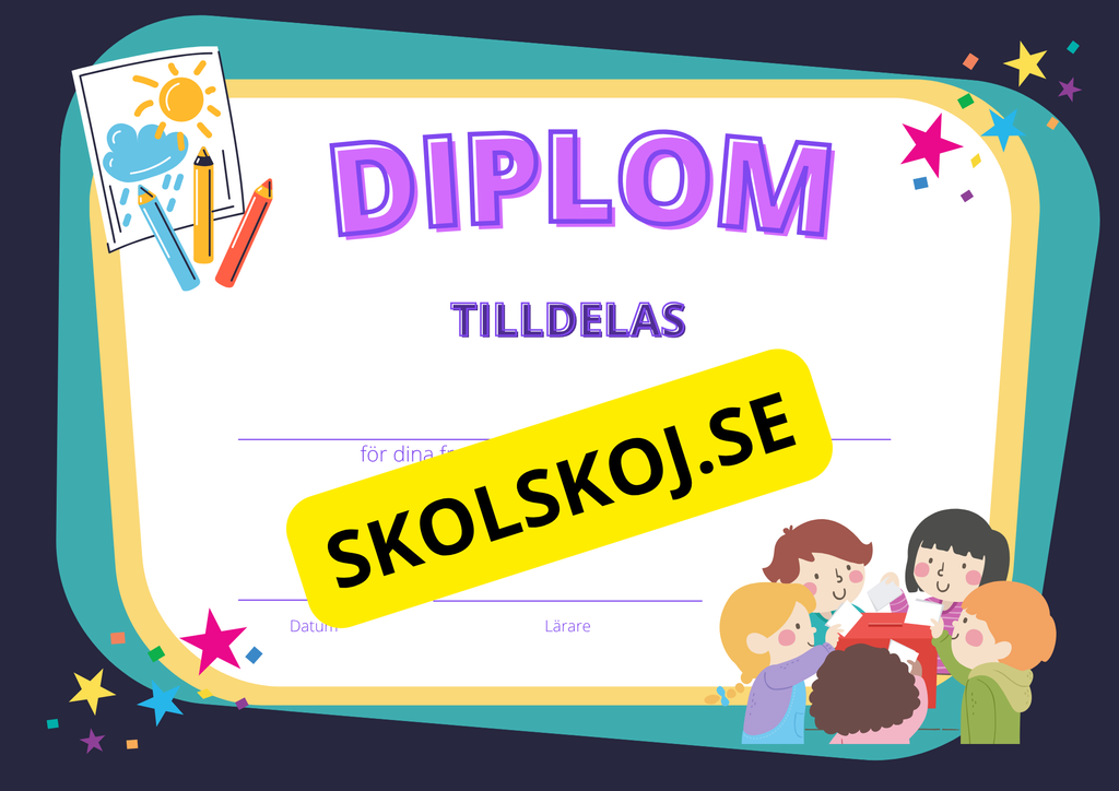 Diplom - Förskola - Årskurs 6