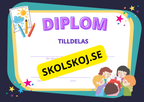 Diplom - Förskola - Årskurs 6