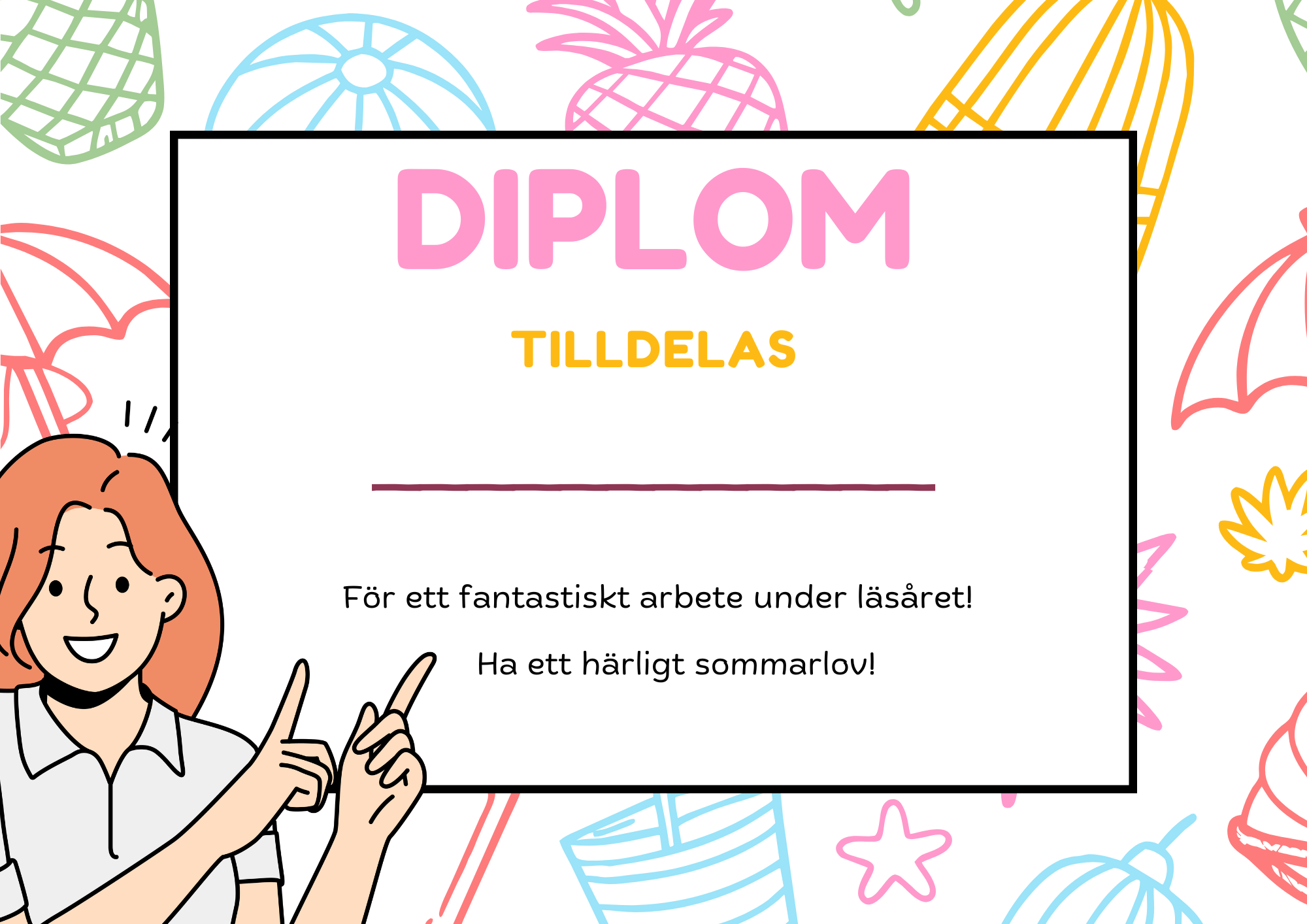 Diplom skolavslutning