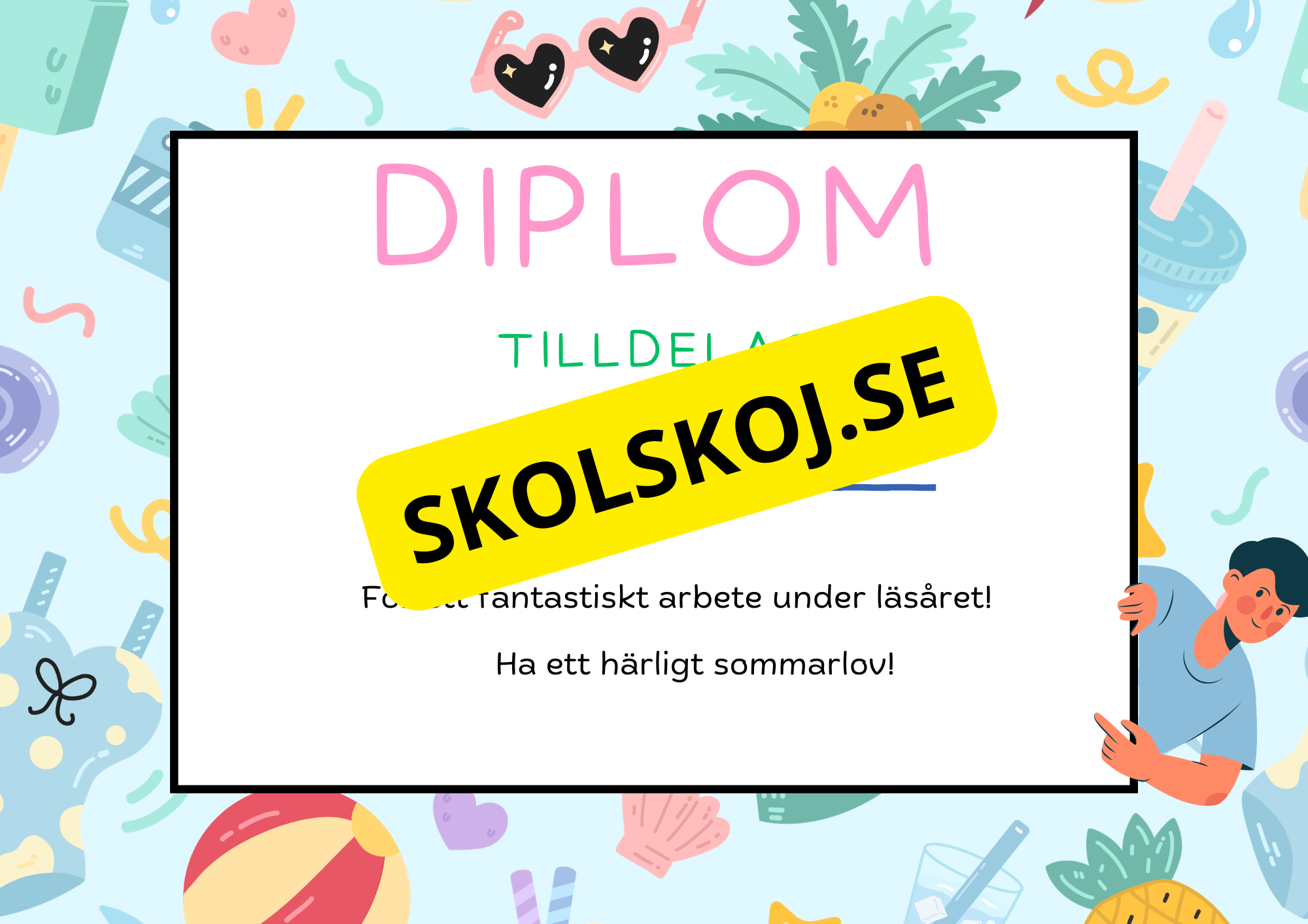 Diplom skolavslutning