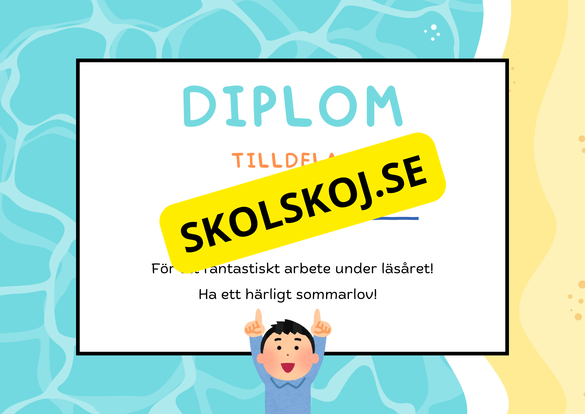 Diplom skolavslutning