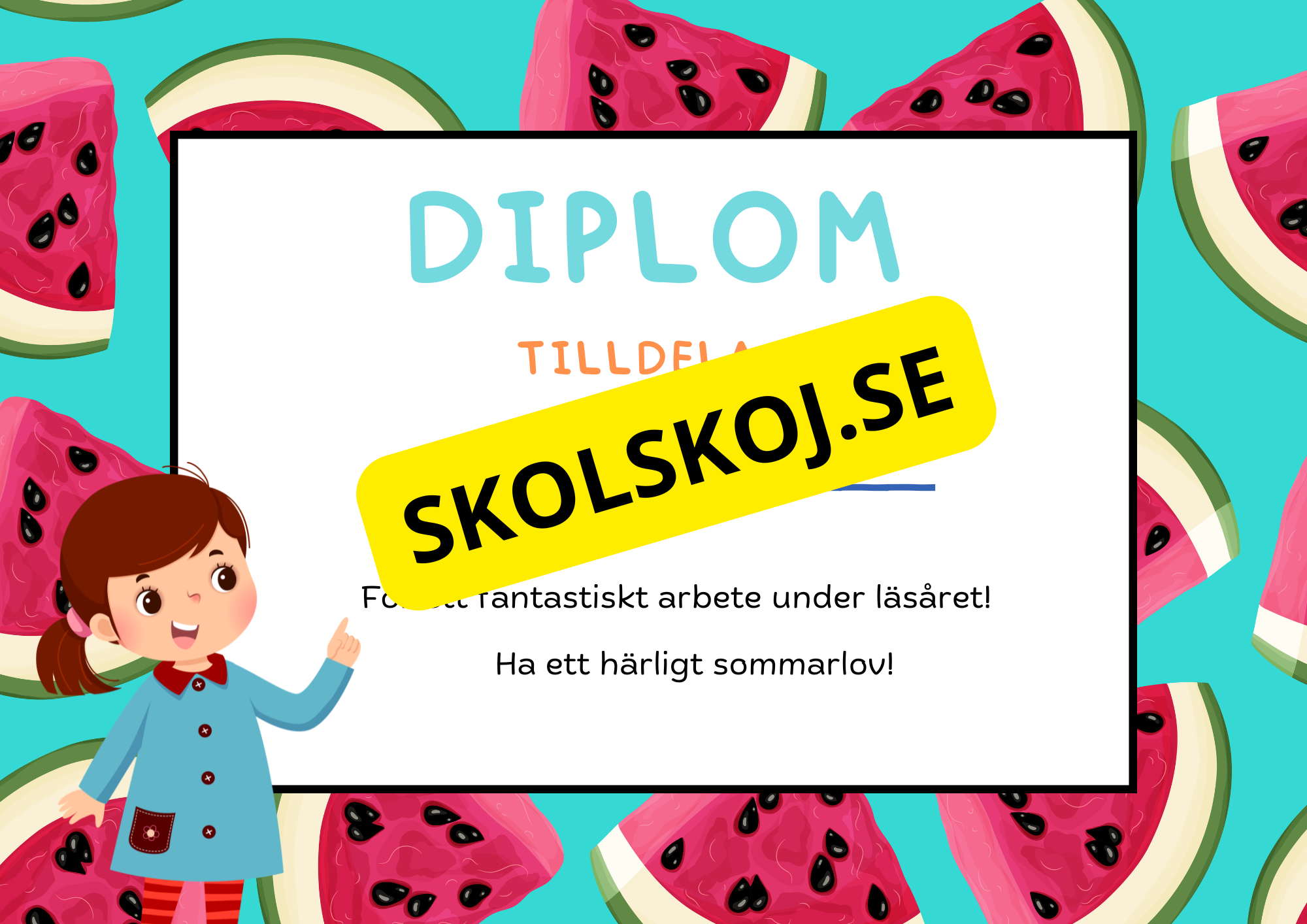 Diplom skolavslutning