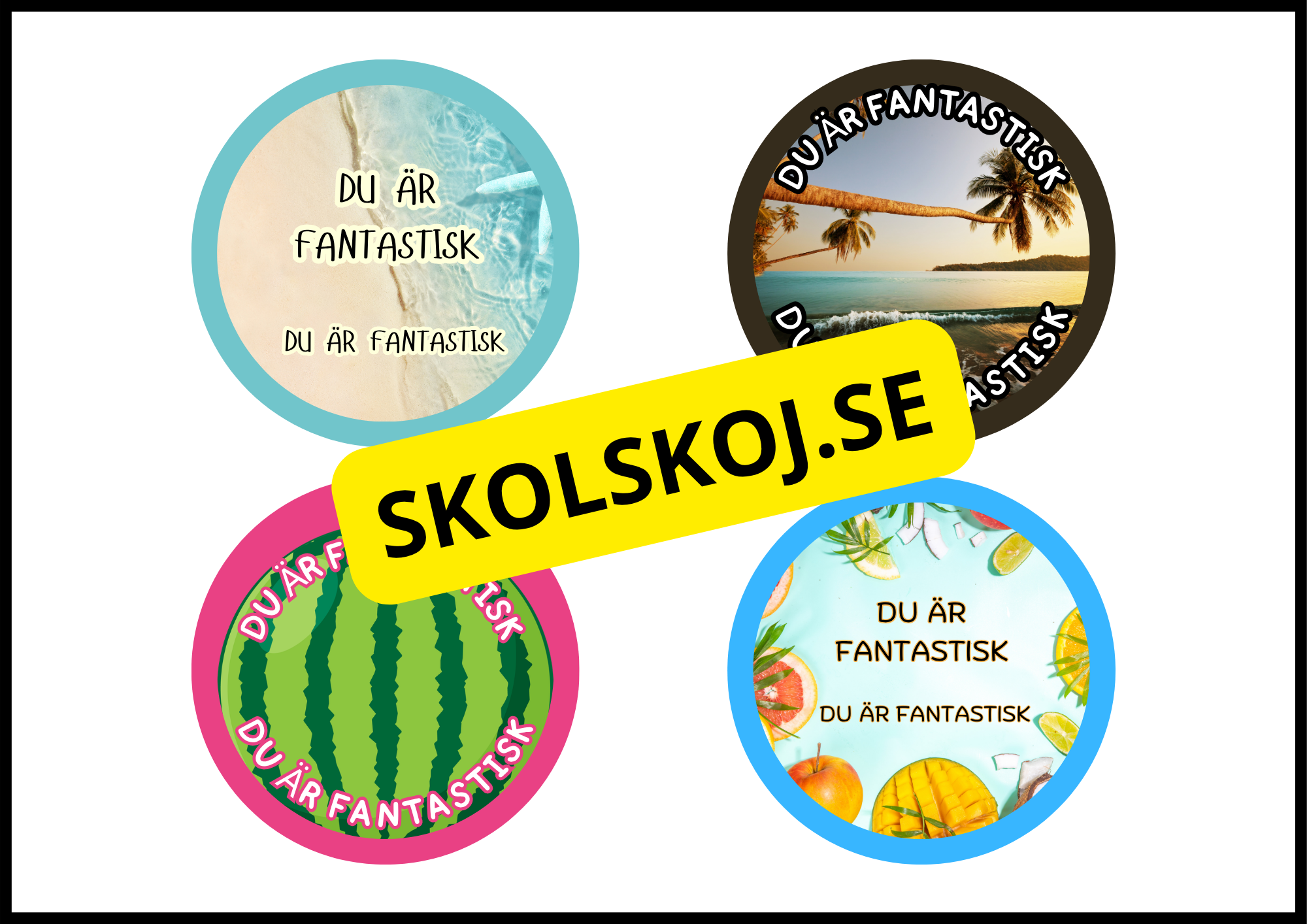 Diplom och medaljer för skolavslutning