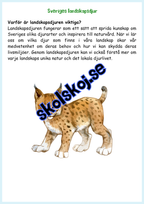 Djur i Sverige årskurs 4 - 6