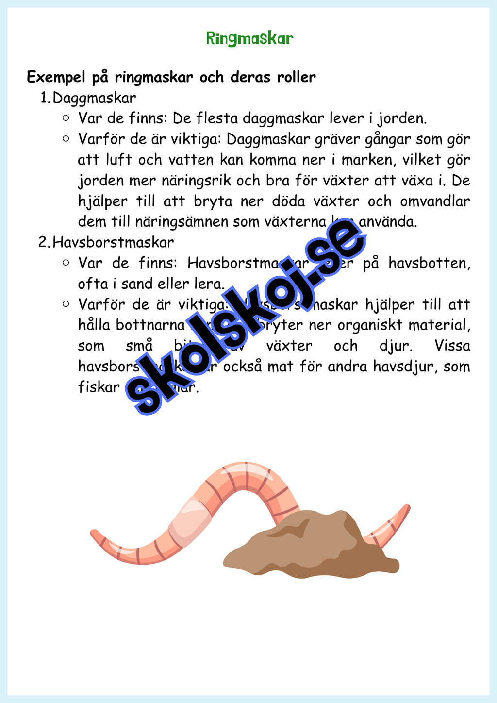 Djur i Sverige årskurs 4 - 6