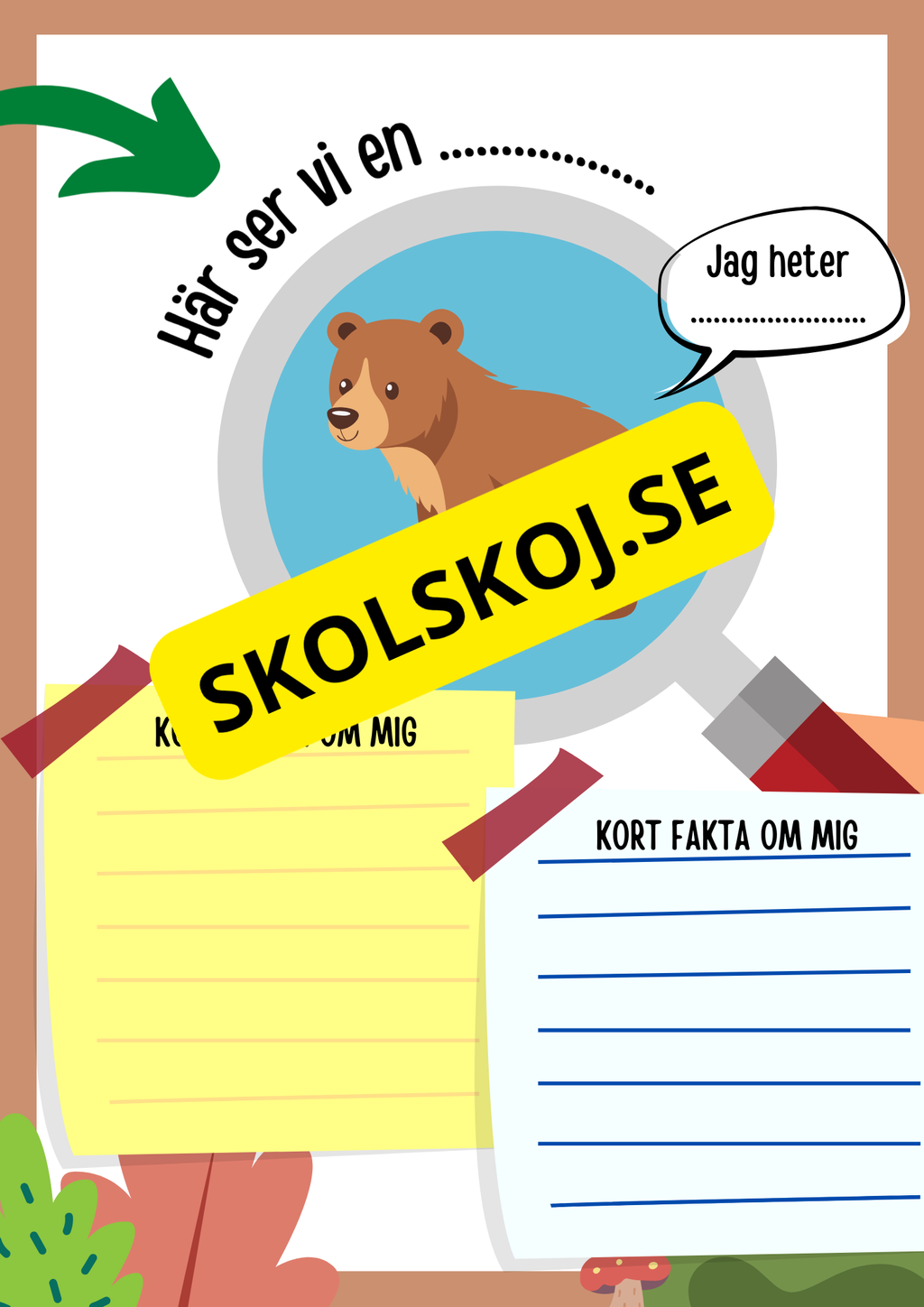 Djur i fokus (27 sidor) - Naturorienterande ämnen
