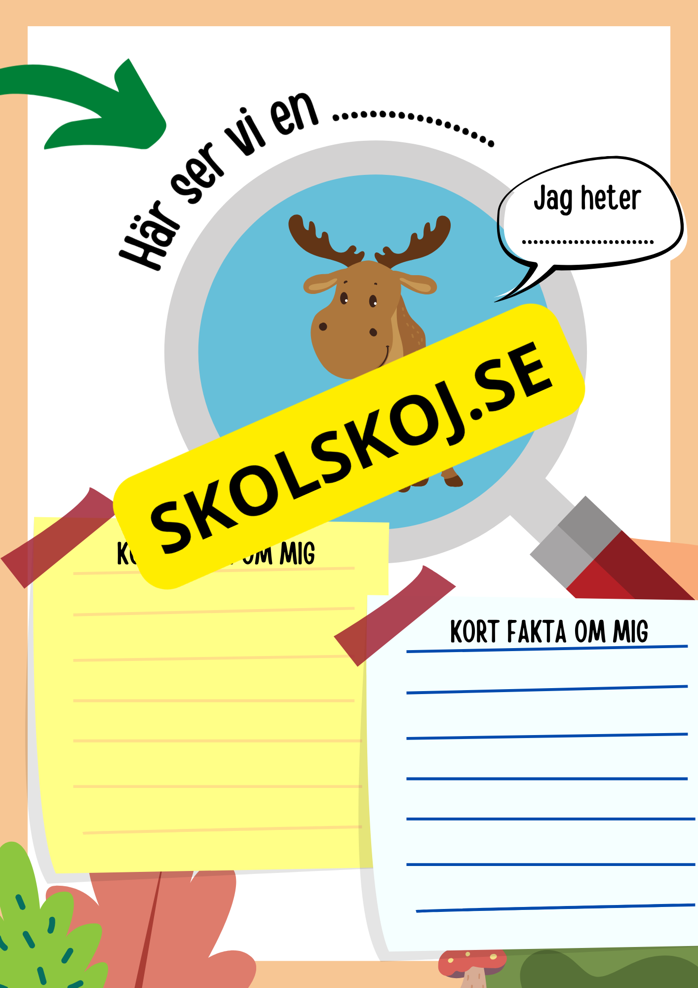 Djur i fokus (27 sidor) - Naturorienterande ämnen