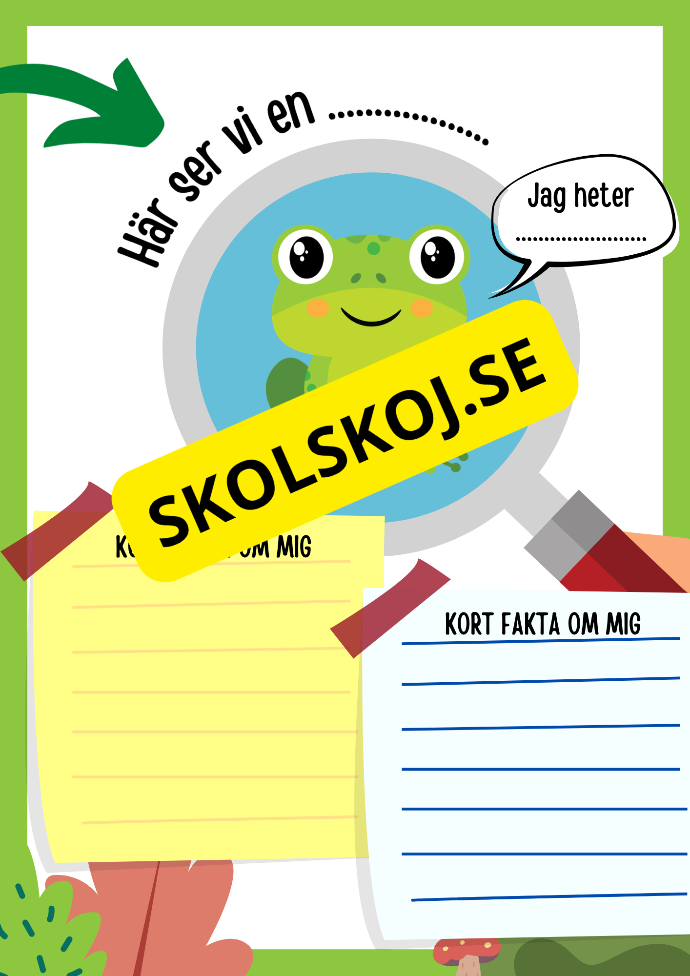 Djur i fokus (27 sidor) - Naturorienterande ämnen