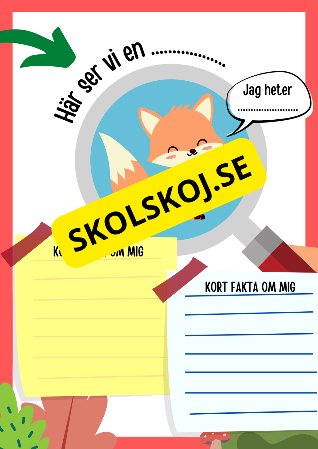 Djur i fokus (27 sidor) - Naturorienterande ämnen