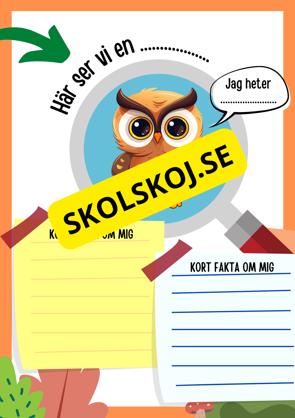 Djur i fokus (27 sidor) - Naturorienterande ämnen