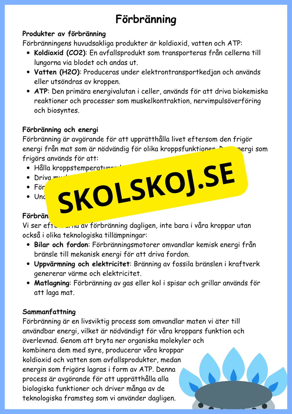 Djurs och växters liv - Årskurs 4 - 6