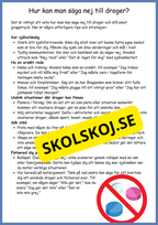 Droger - Biologi årskurs 4 - 6