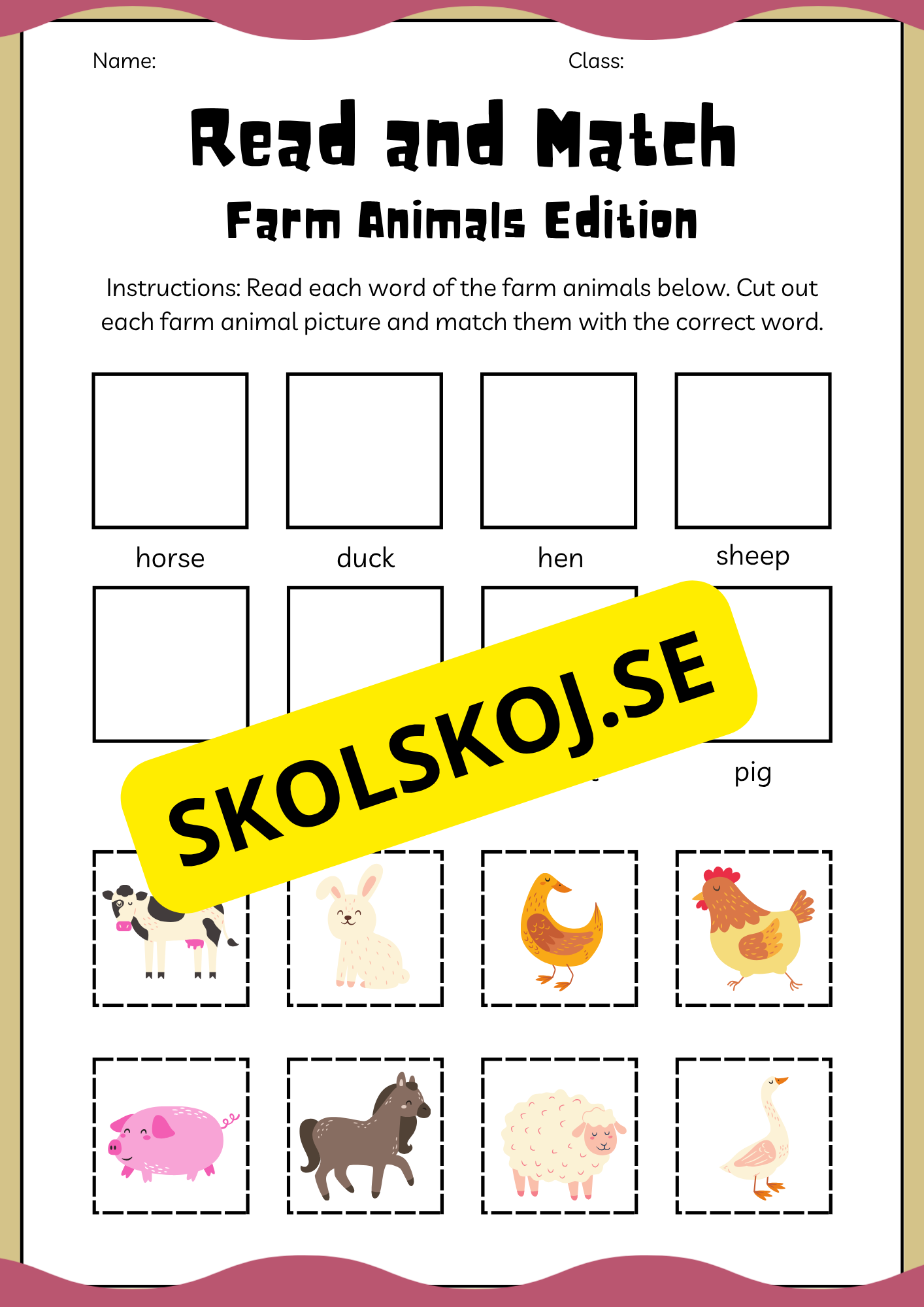 Early finishers - English workbook