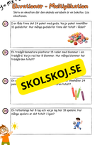 Ekvationer - årskurs 4 - 6