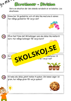 Ekvationer - årskurs 4 - 6