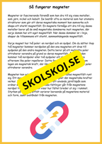 El och magneter - Naturorienterande ämnen
