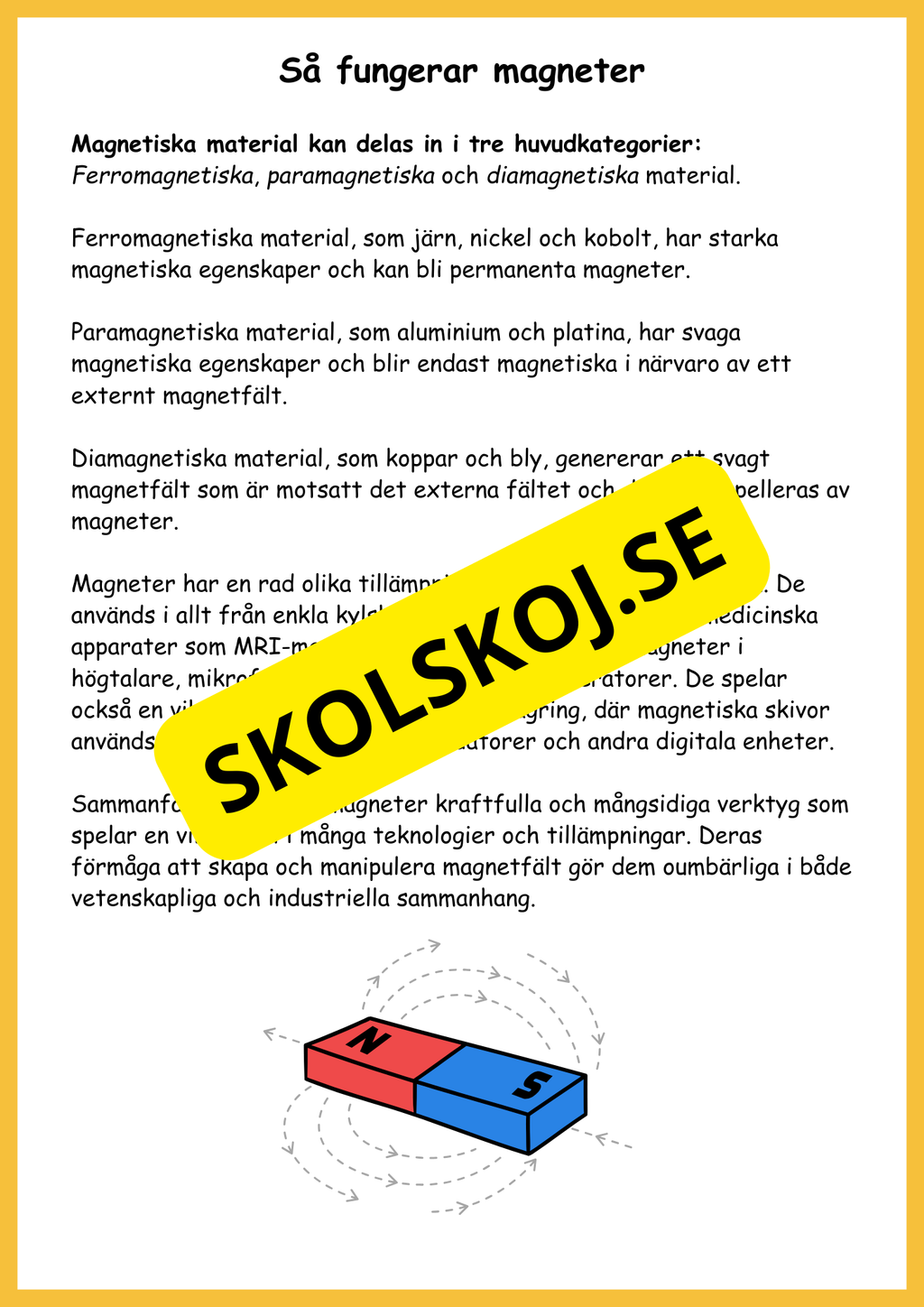 El och magneter - Naturorienterande ämnen