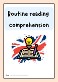 English - Routine reading  comprehension