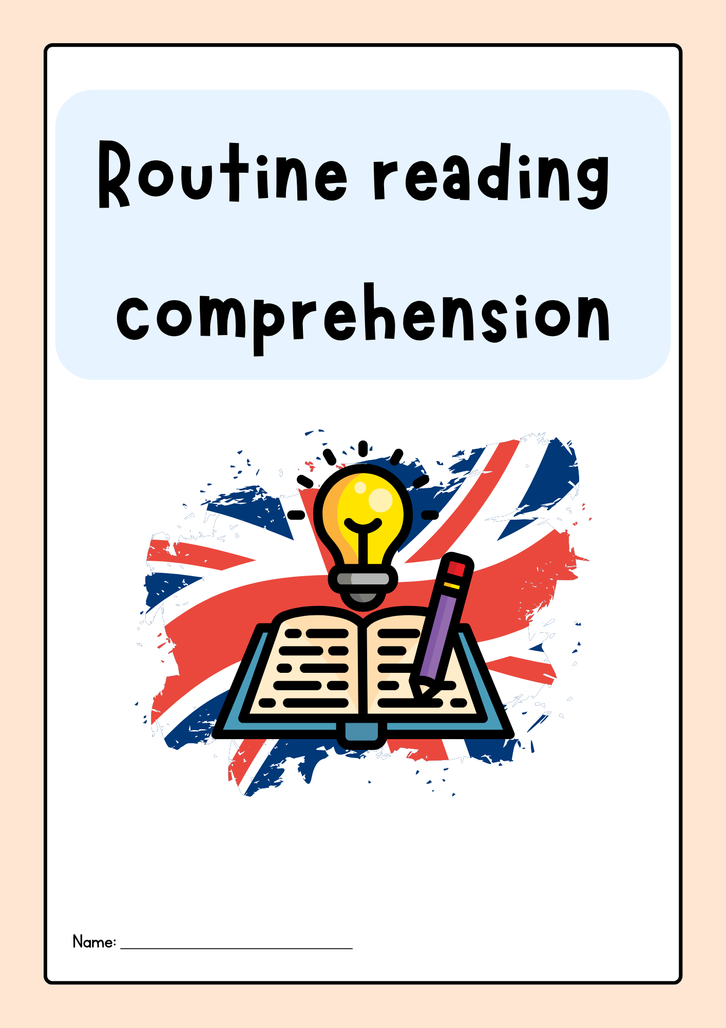 English - Routine reading  comprehension