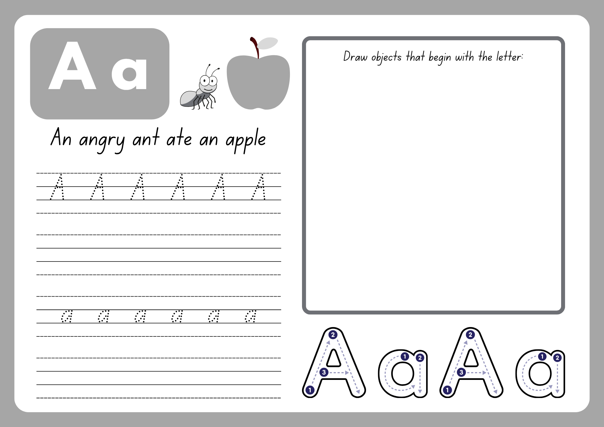 English Alphabet - Handwriting