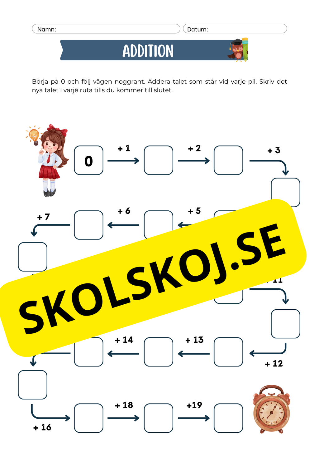 Enkel addition och subtraktion