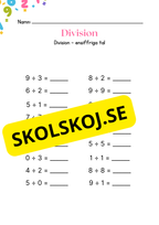 Enkel division
