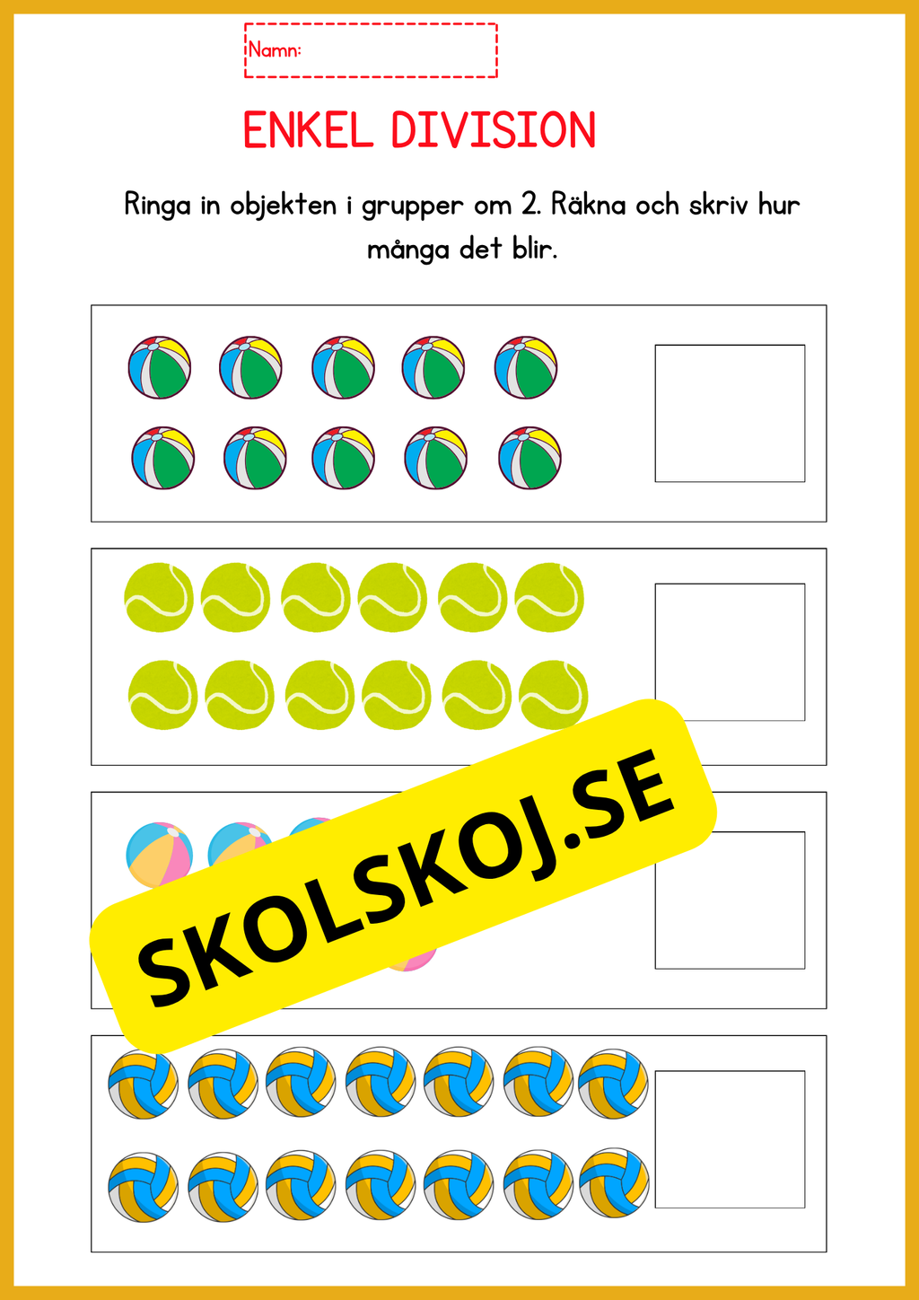Enkel division