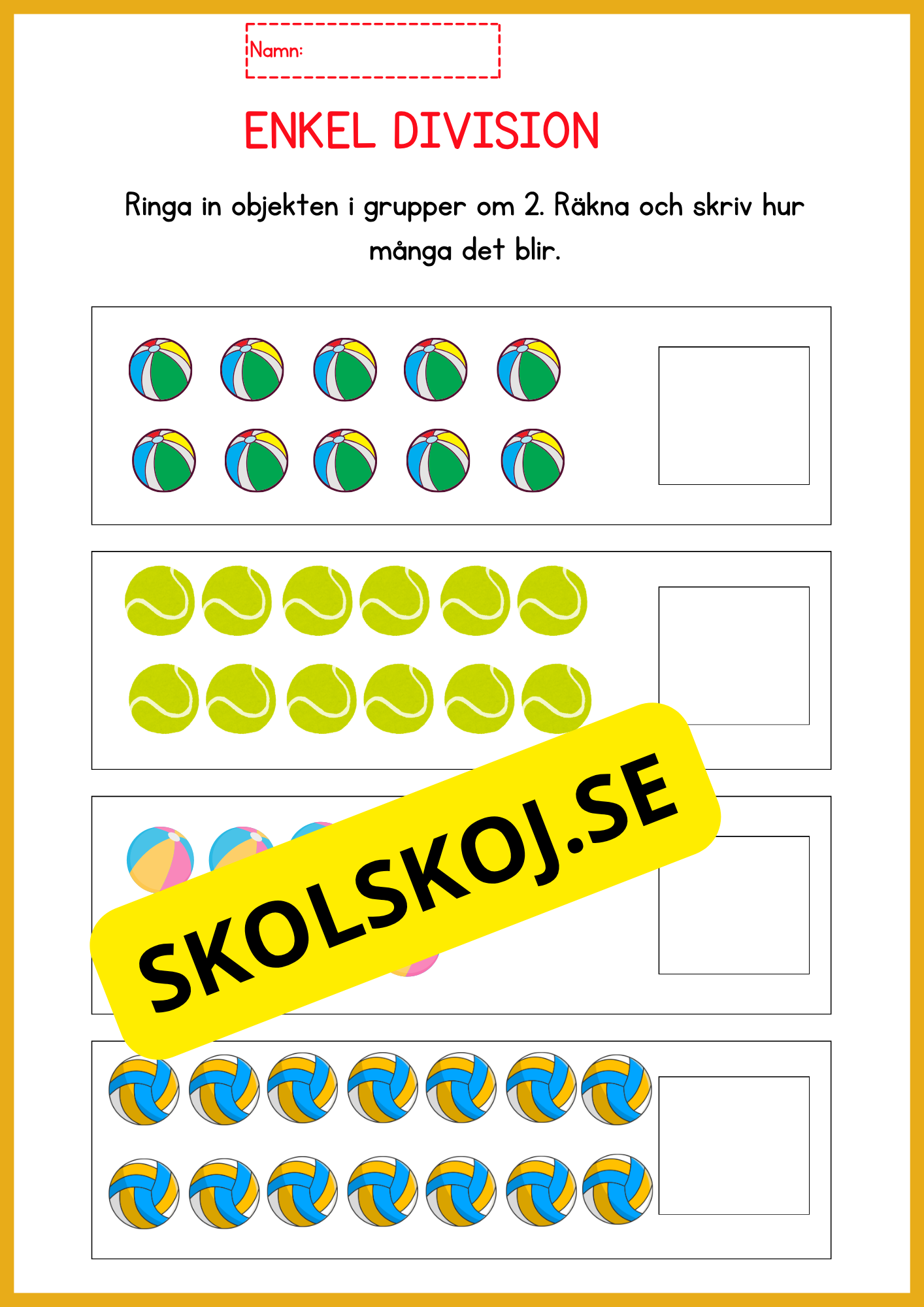 Enkel division