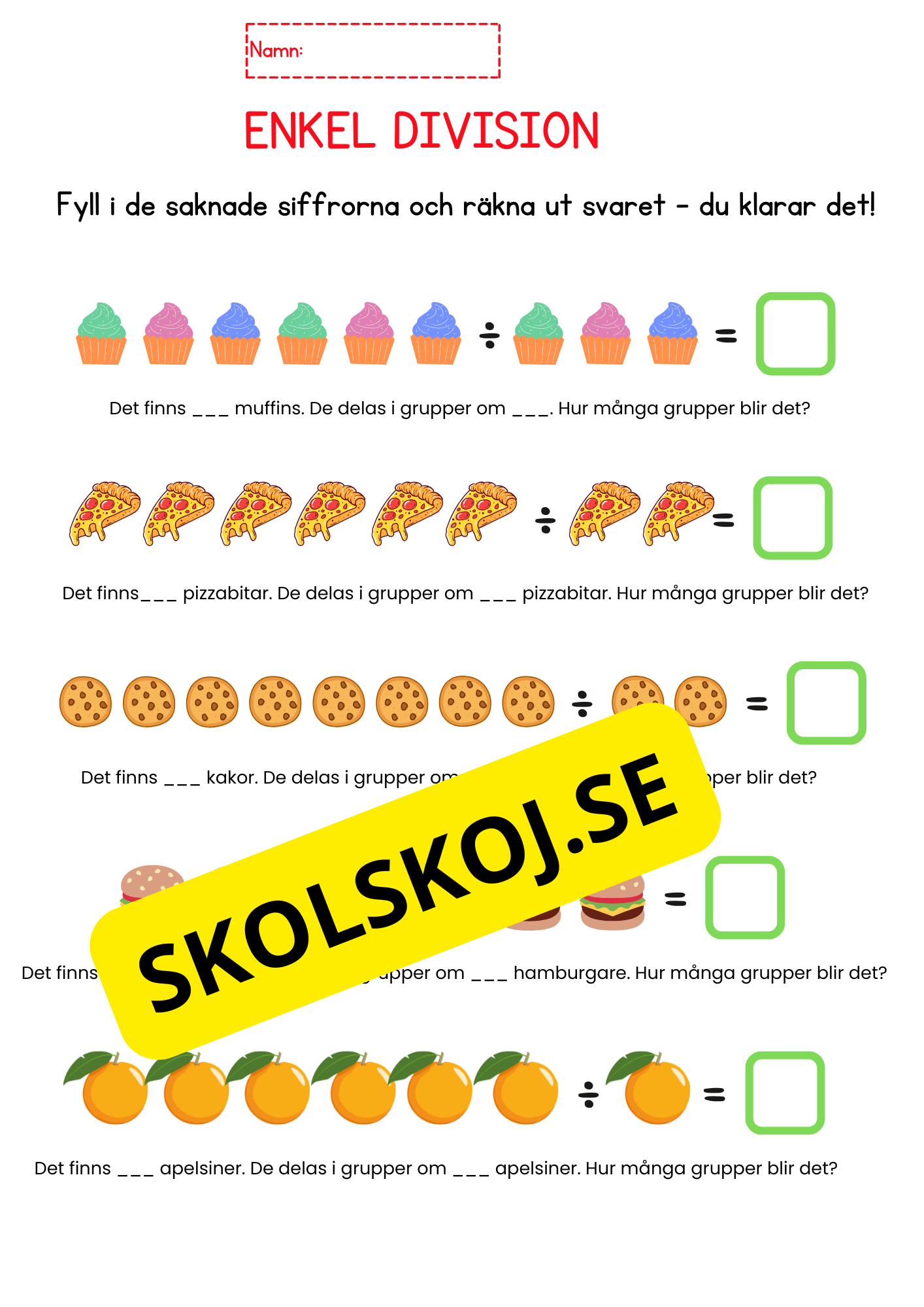 Enkel division