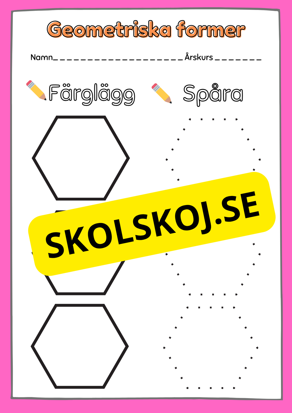 Enkel geometri – Stort paket