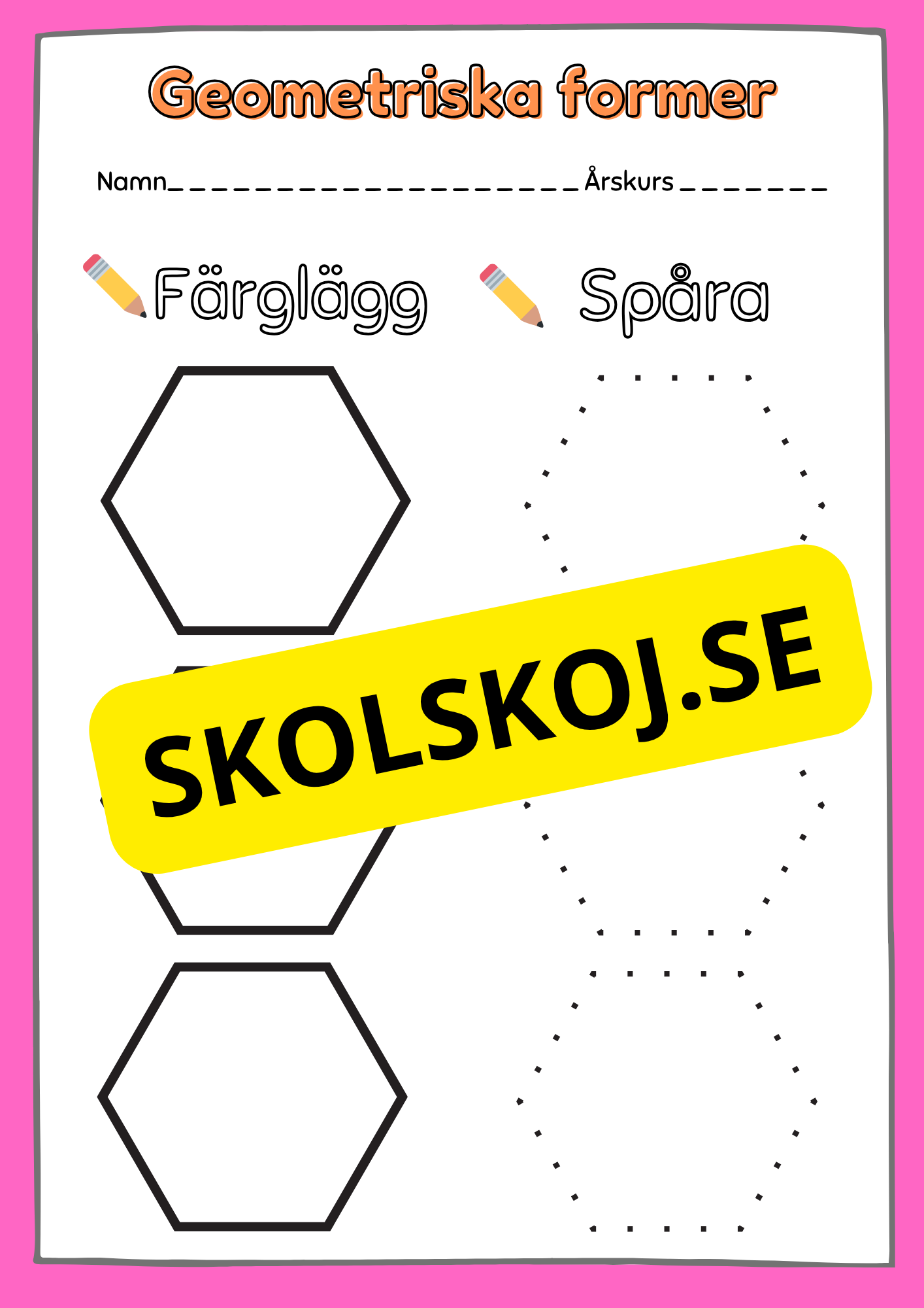 Enkel geometri – Stort paket