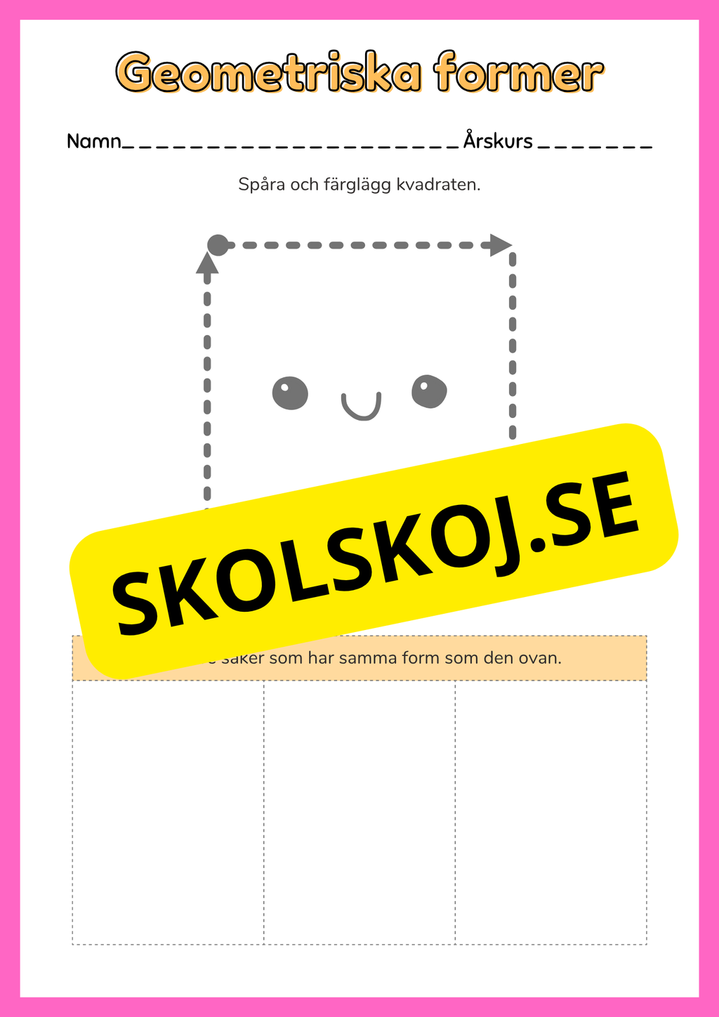 Enkel geometri – Stort paket