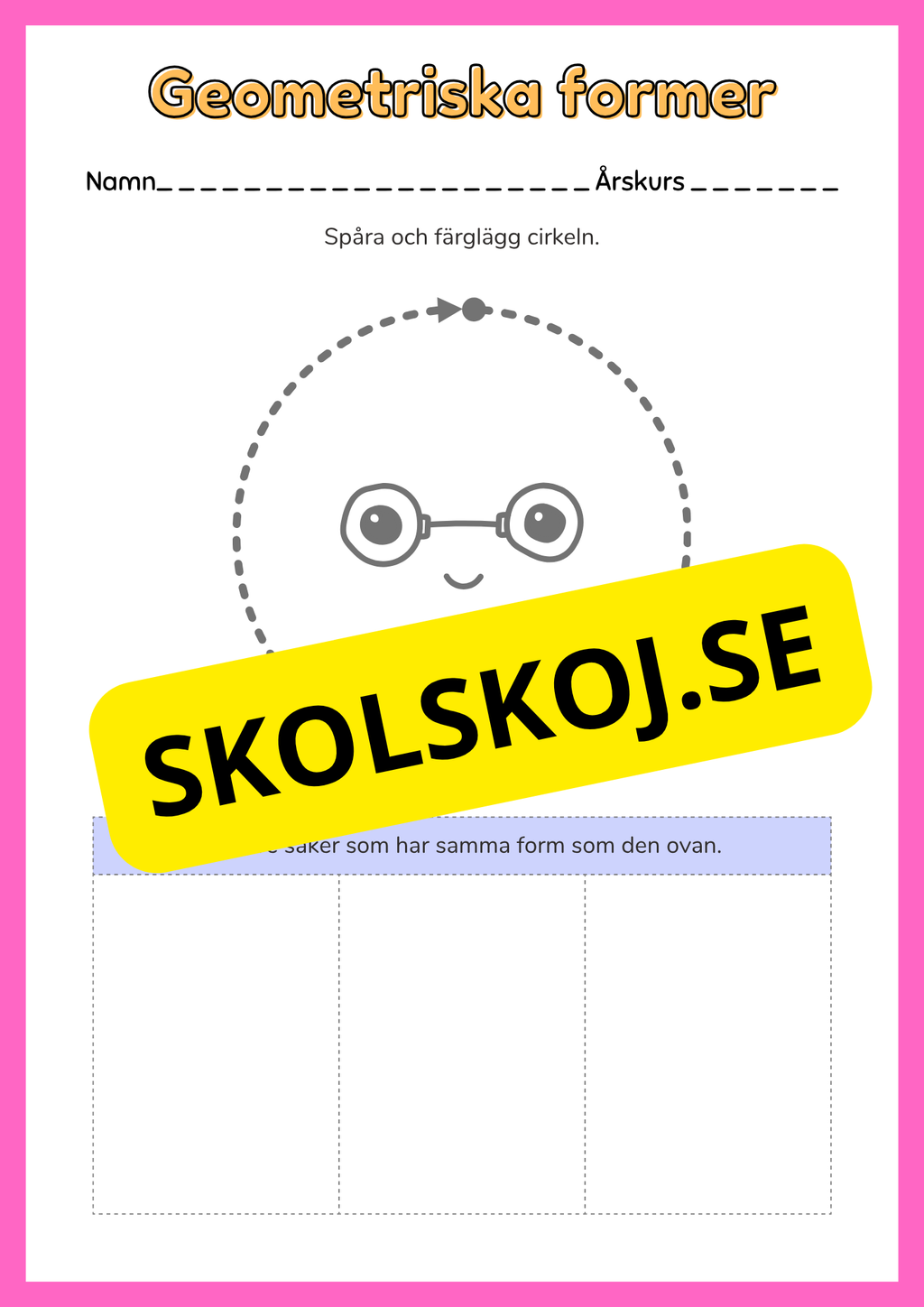 Enkel geometri – Stort paket