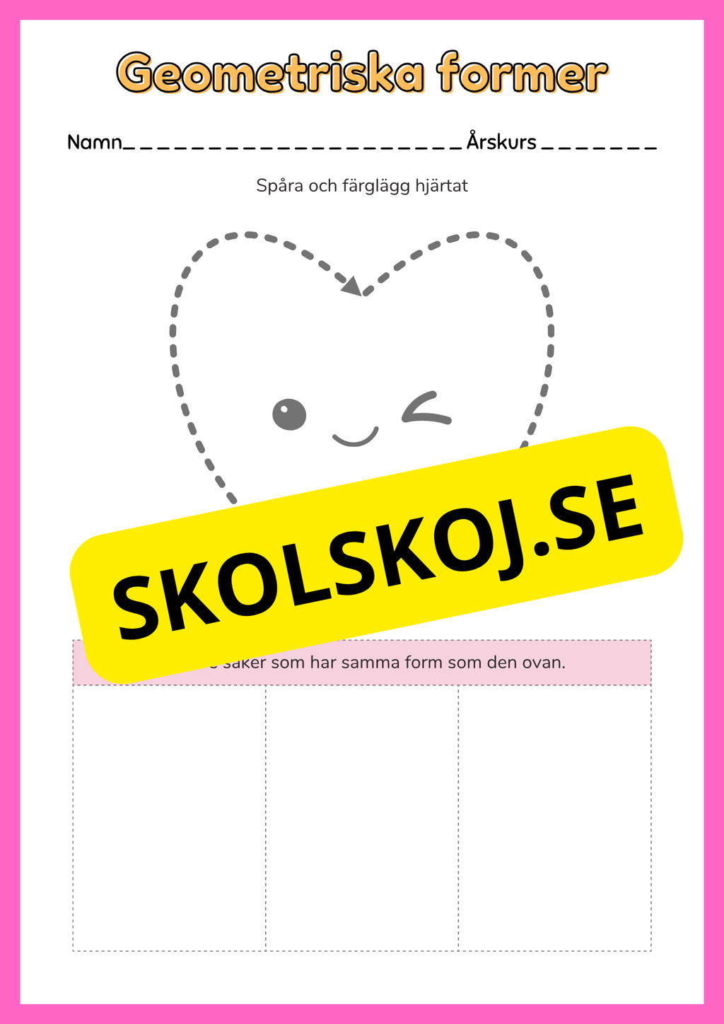 Enkel geometri – Stort paket