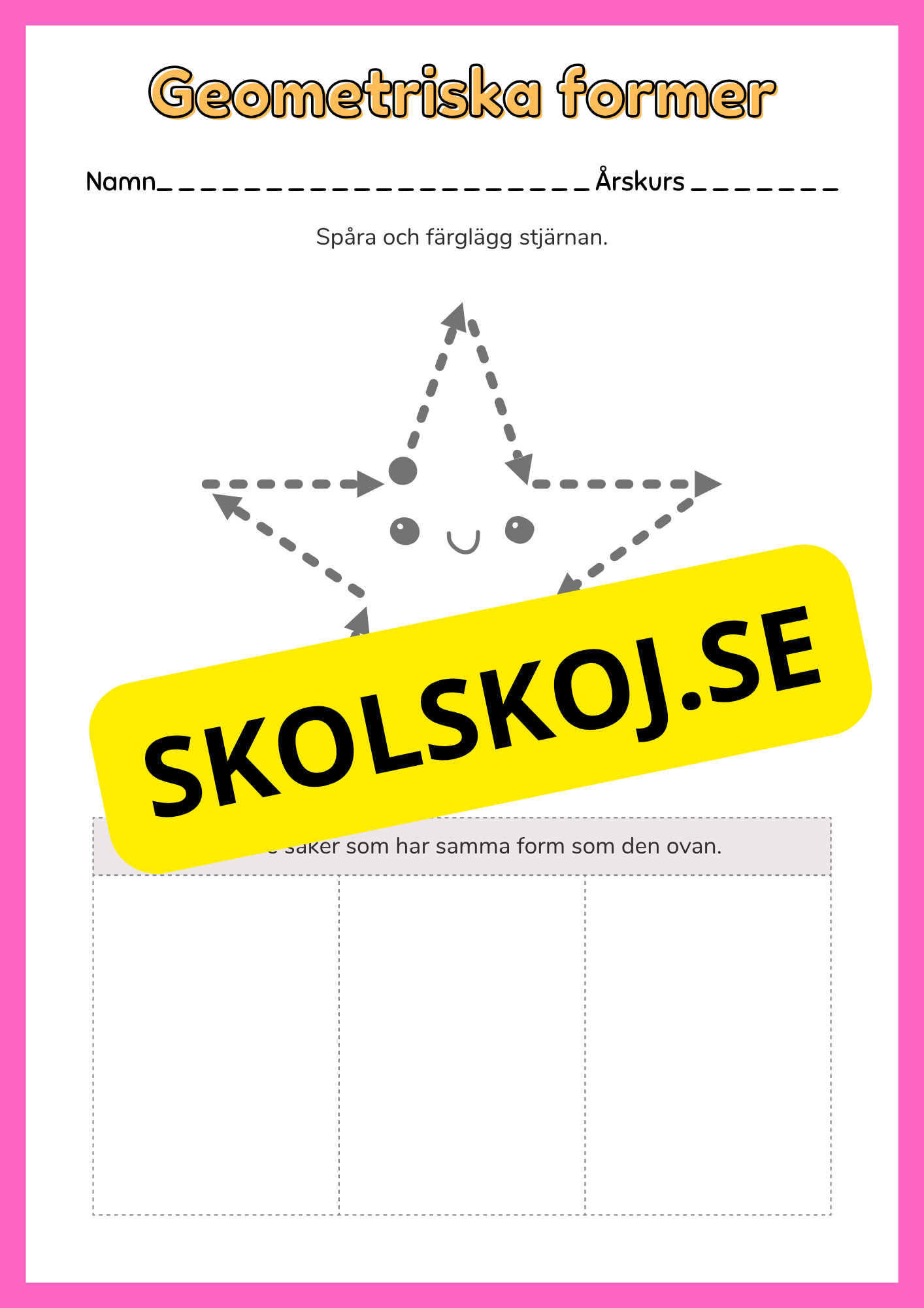 Enkel geometri – Stort paket